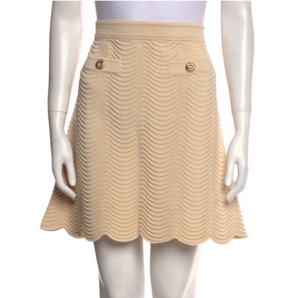 Sandro Scalloped Skirt
